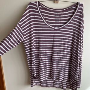 American Eagle Outfitters Long sleeved Striped T-Shirt Size Small